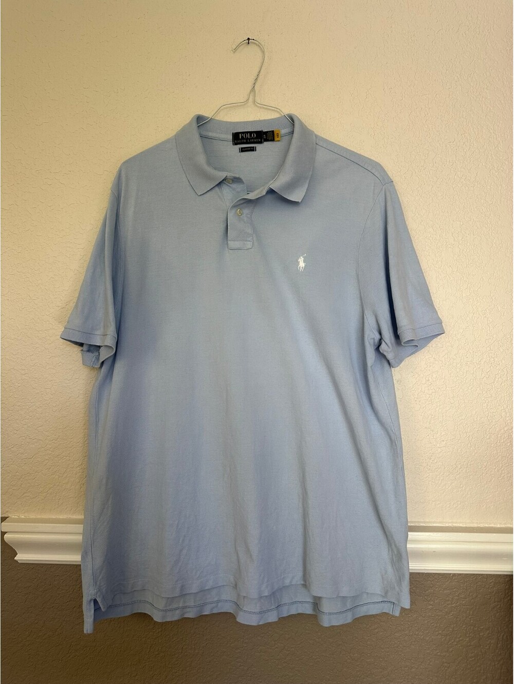 Polo Ralph Lauren light blue polo shirt Mens XLT
